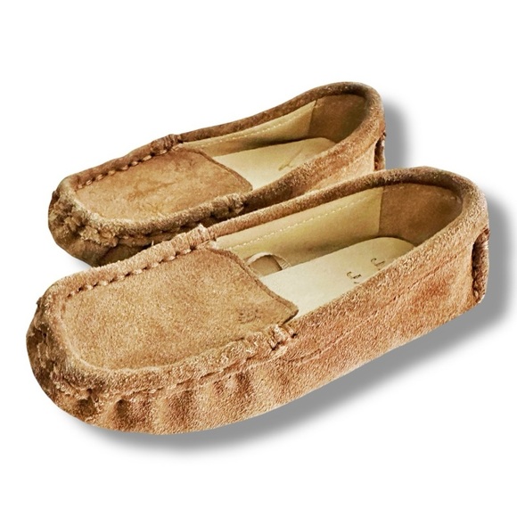 Janie & Jack | Toddler Suede Driving Shoe (7T) 👞 - Picture 4 of 7